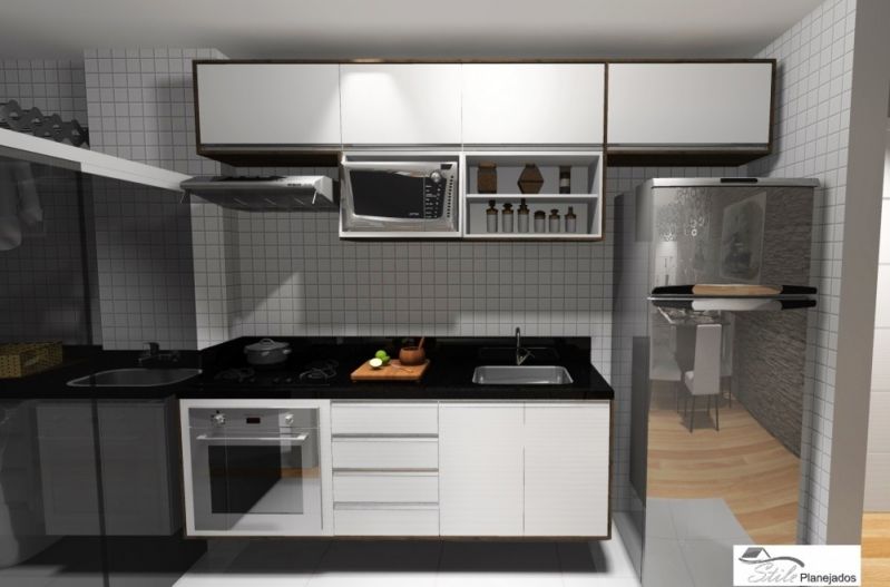 Móveis Planejados para Apartamento Pequeno na Superquadra Morumbi - Móveis Planejados para Cozinha
