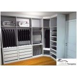 ambientes planejado para closet no Jardim Martini